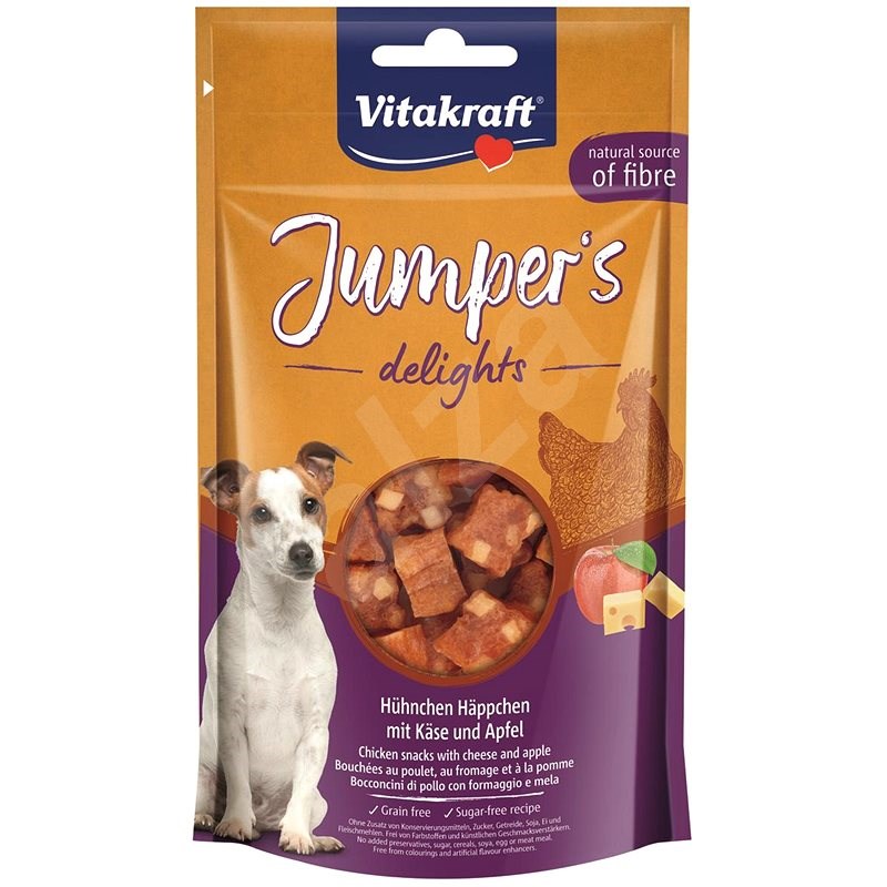 Vitakraft Dog pochúťka Jumpers delight s jablkami 80 g - Maškrty pre psov
