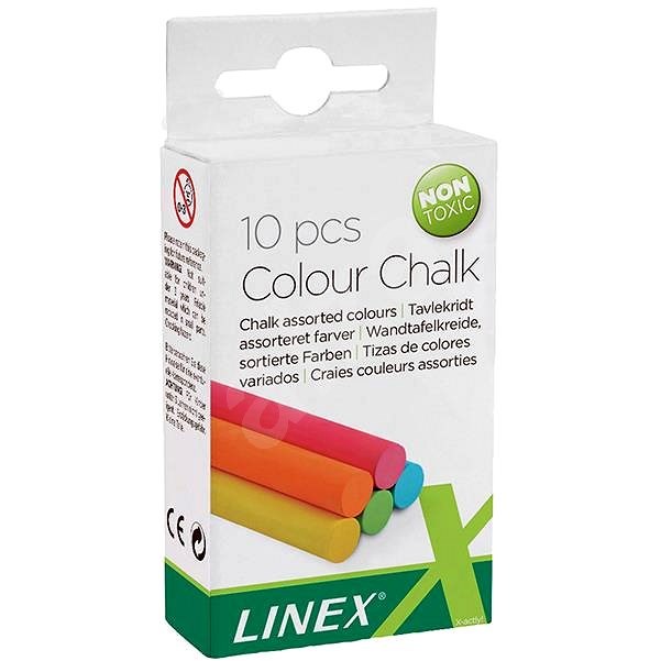 LINEX farebné, okrúhle – balenie 10 ks - Kriedy