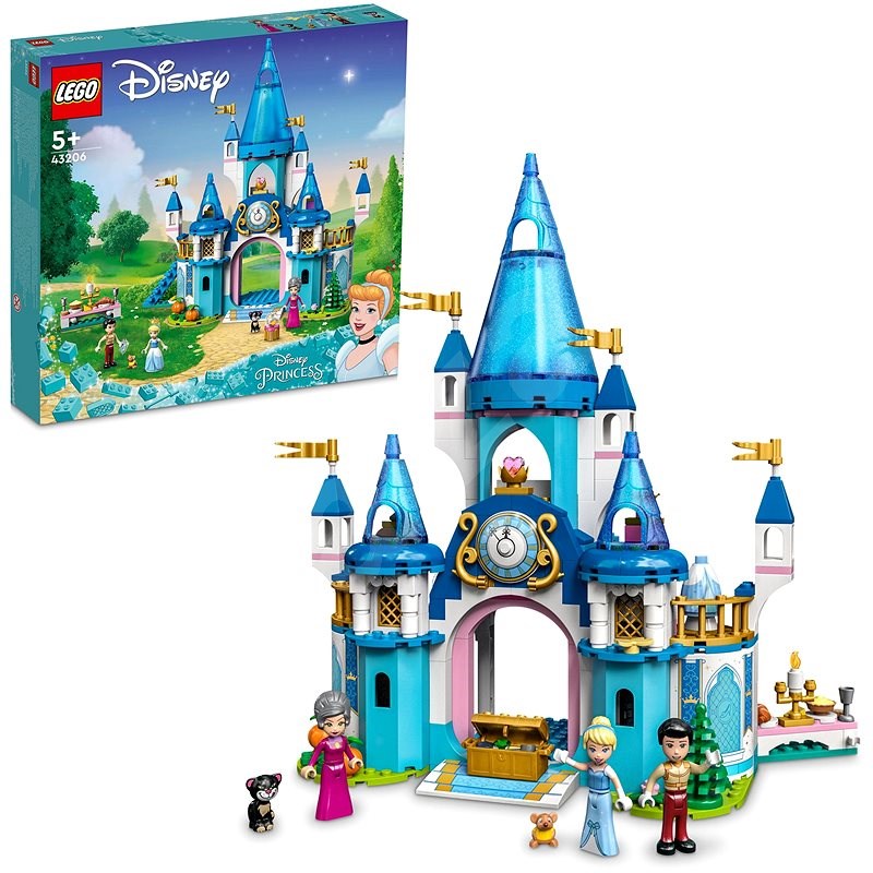 LEGO® I Disney Princess™ 43206 - Zámok Popolušky a krásneho princa - LEGO stavebnica