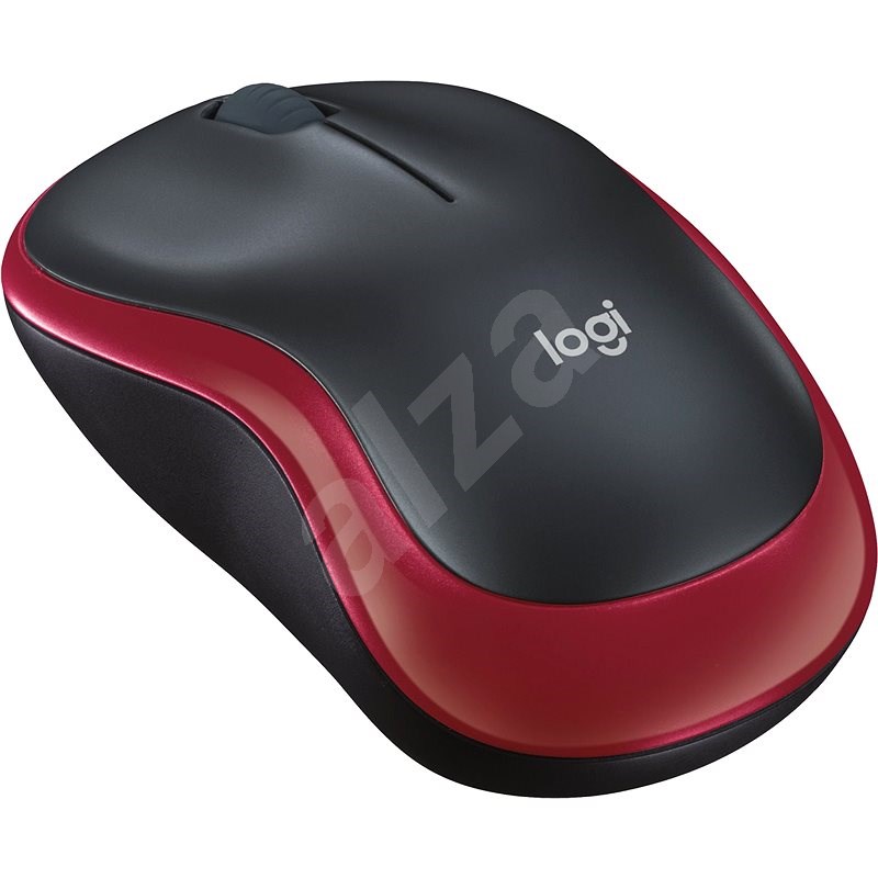 Logitech Wireless Mouse M185 červená - Myš