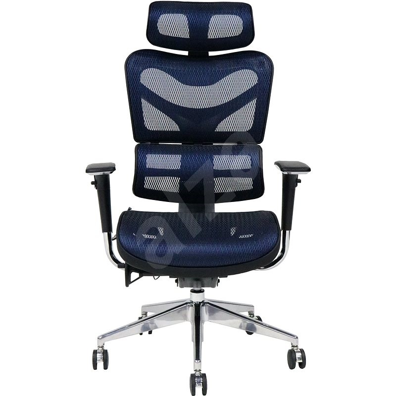 MOSH AIRFLOW-702 modrá - Kancelárska stolička