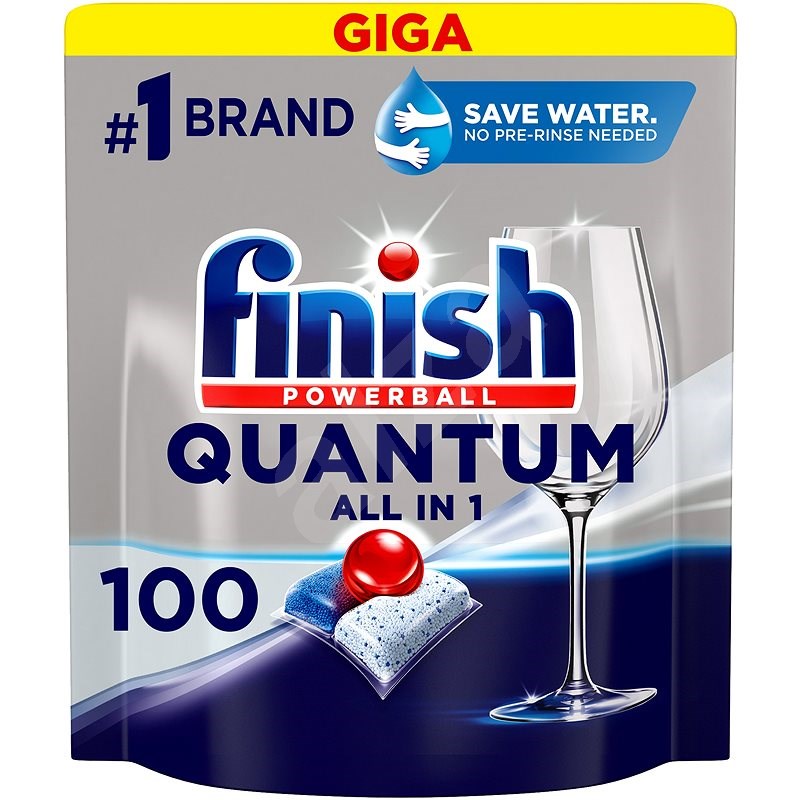 FINISH Quantum All in 1, 100 ks - Tablety do umývačky
