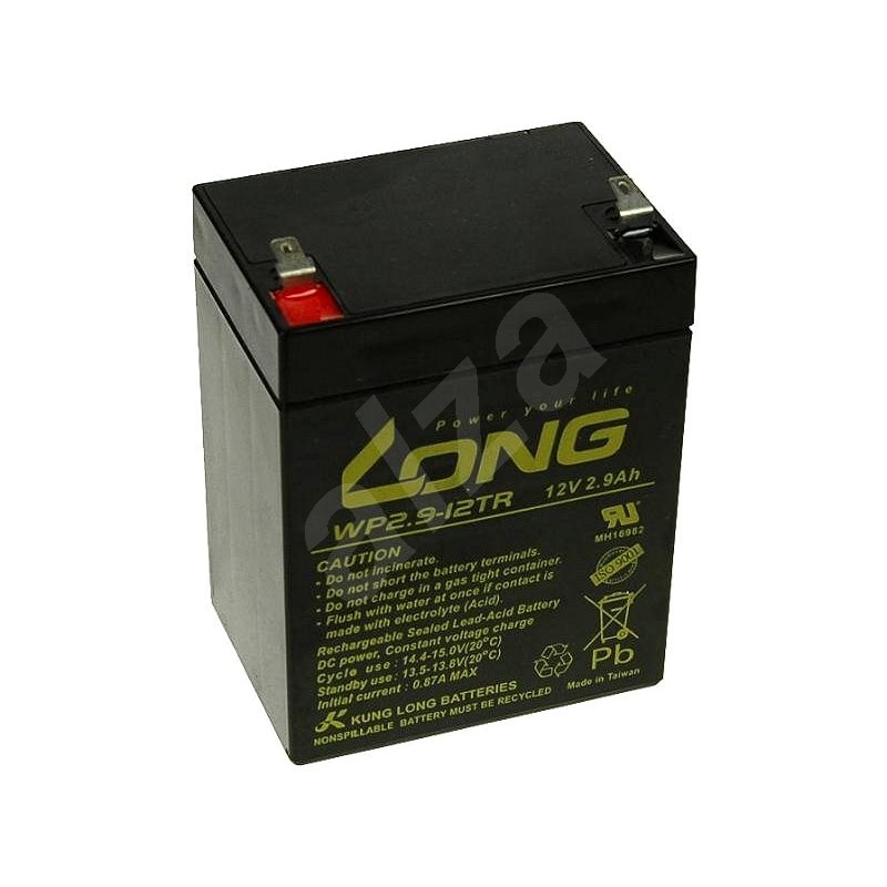 Long 12V 2.9Ah olověný akumulátor F1 (WP2.9-12TR) - Batéria pre záložný zdroj