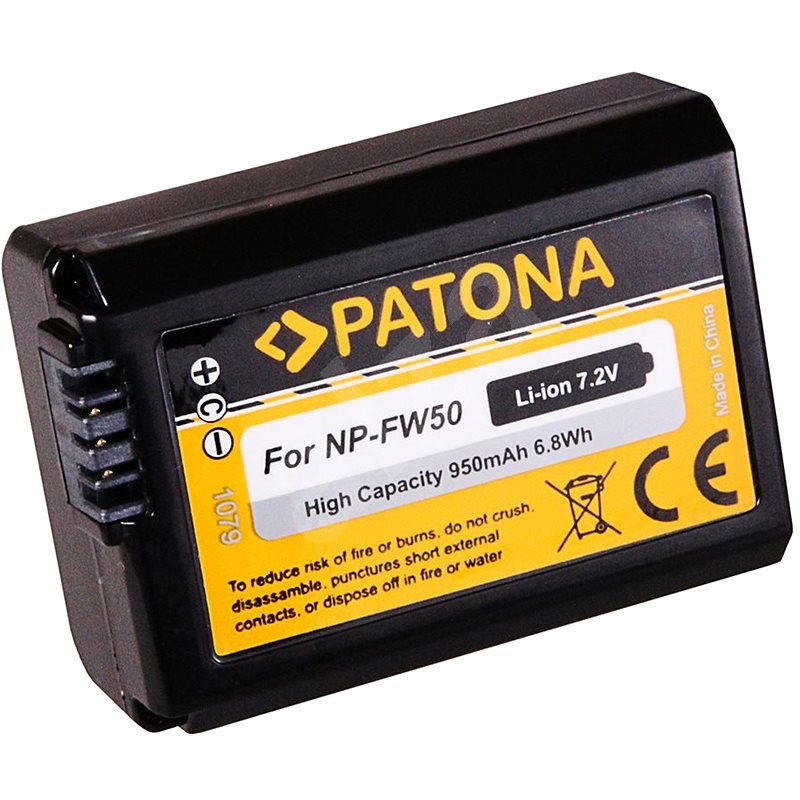 PATONA pre Sony NP-FW50 950mAh Li-Ion - Batéria do fotoaparátu