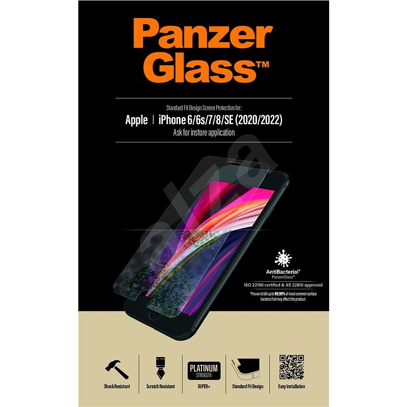 PanzerGlass Standard pre Apple iPhone 6/6s/7/8/SE 2020/SE 2022 číre - Ochranné sklo