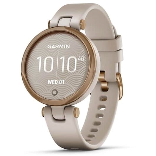 Garmin Lily Sport Rose Gold/Light Sand Silicone Band - Smart hodinky