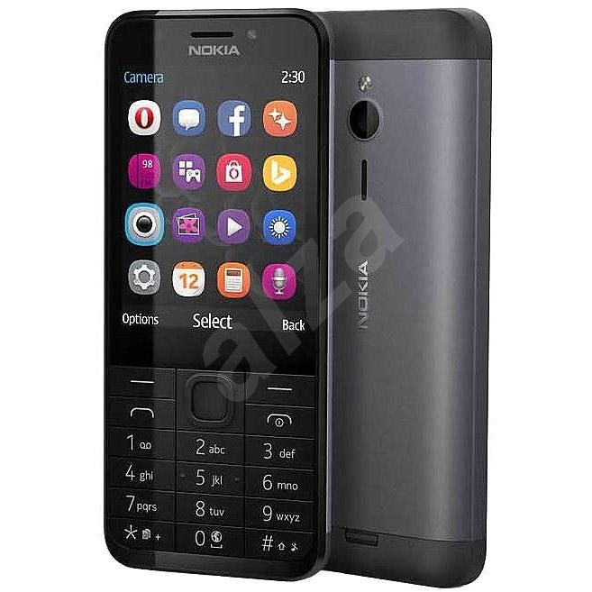 Nokia 230, čierna, Dual SIM - Mobilný telefón