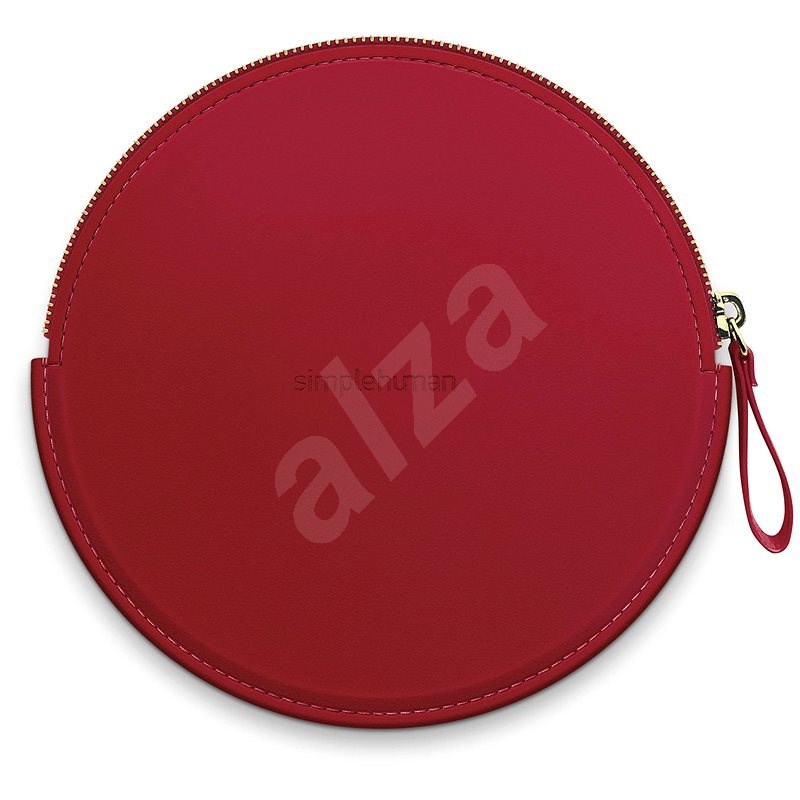 Simplehuman Sensor Compact Zip Case červené puzdro so zipsom pre vreckové zrkadlá ST9004 - Cestovné puzdro