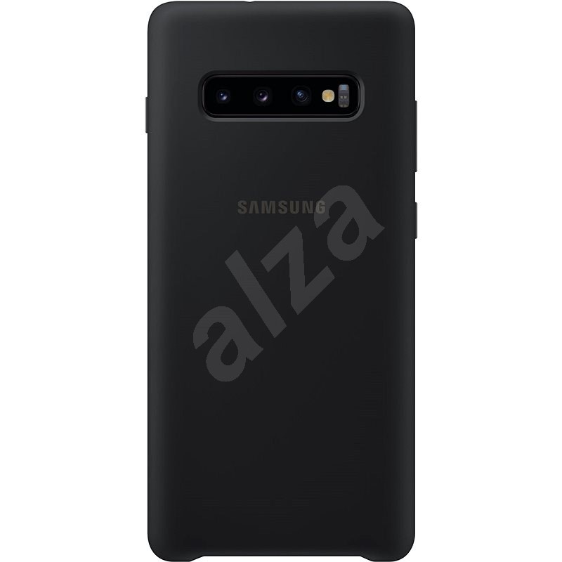 Samsung Galaxy S10+ Silicone Cover čierny - Kryt na mobil