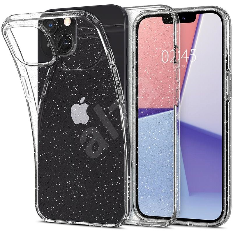 Spigen Liquid Crystal Glitter Crystal Quartz iPhone 13 - Kryt na mobil