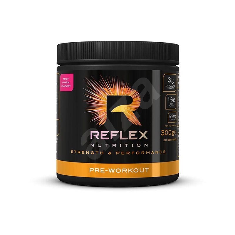 Reflex Pre-Workout 300 g, ovocný mix - Anabolizér