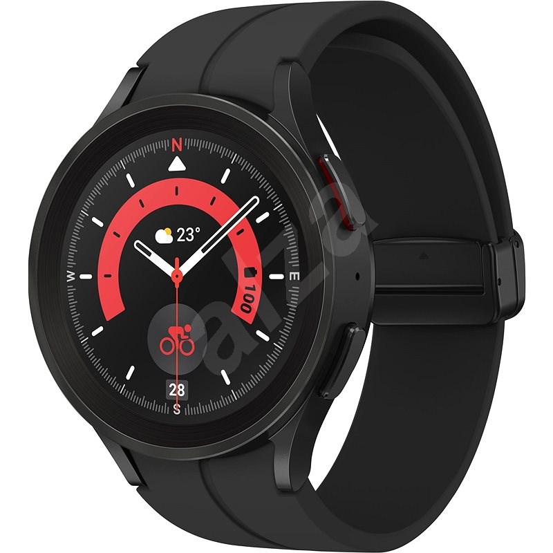 Samsung Galaxy Watch 5 Pro 45mm LTE, čierne - Smart hodinky
