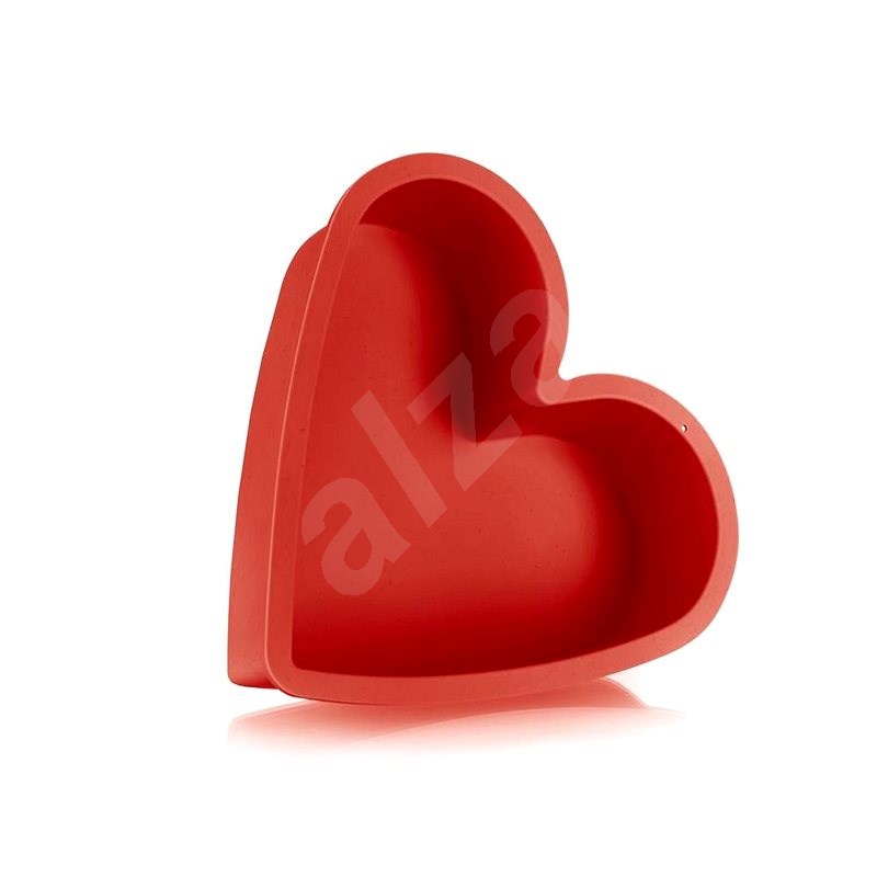 BANQUET CULINARIA Red 26 × 26 × 6 cm, srdce - Forma na pečenie
