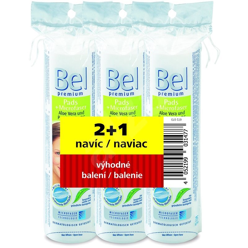 BEL Premium okrúhle 2+1 75 ks - Odličovacie tampóny
