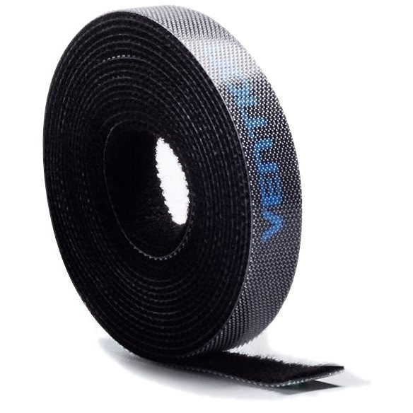 Vention Cable Tie Velcro 1 m Black - Organizér káblov