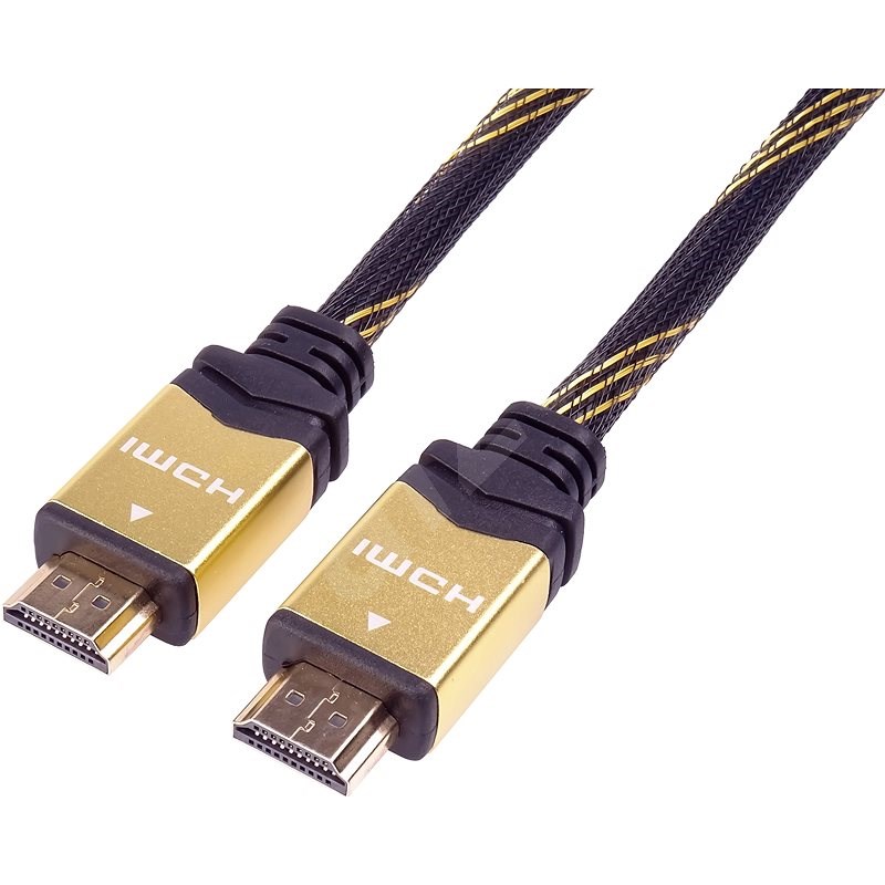 PremiumCord GOLD HDMI High Speed prepojovací 10m - Video kábel
