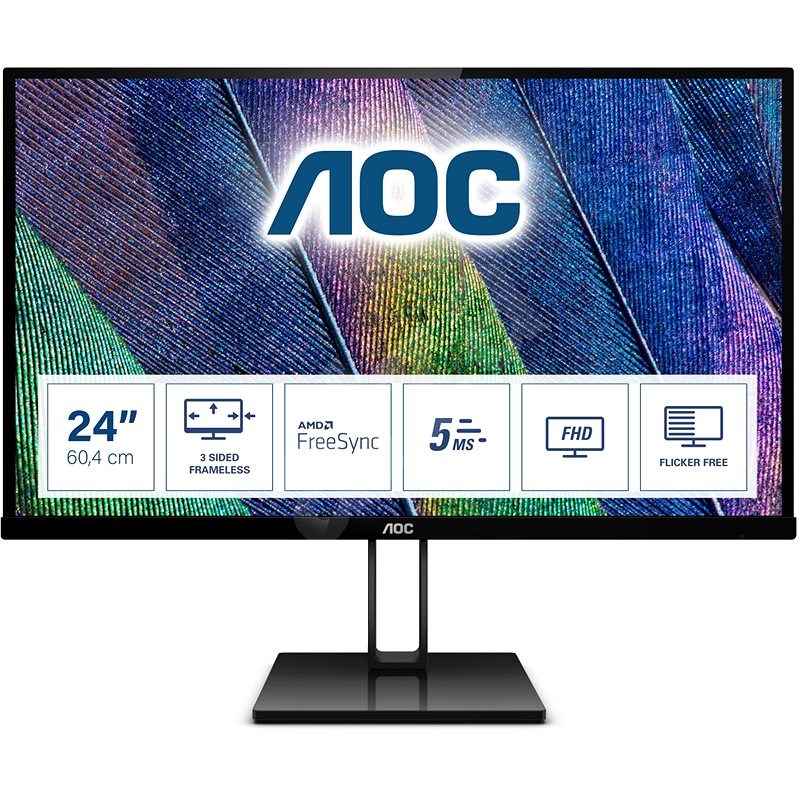 24" AOC 24V2Q - LCD monitor