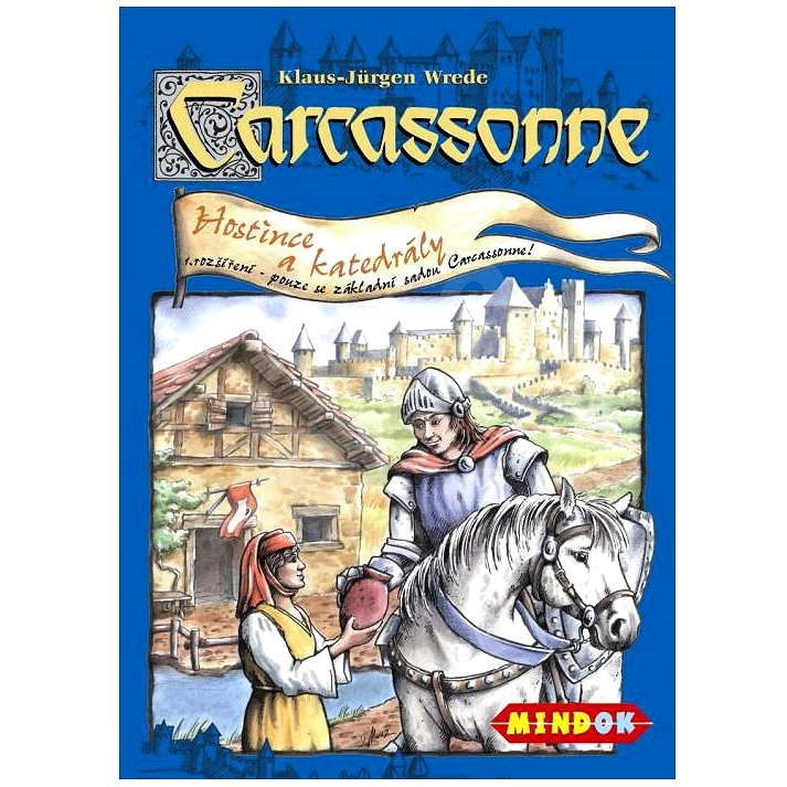 Carcassonne - Hostince a katedrály - 1. rozšírenie - Rozšírenie spoločenskej hry