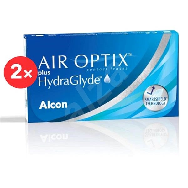 2× Air Optix Plus HydraGlyde (6 šošoviek) dioptrie: +4.75, zakrivenie: 8.60 - Kontaktné šošovky