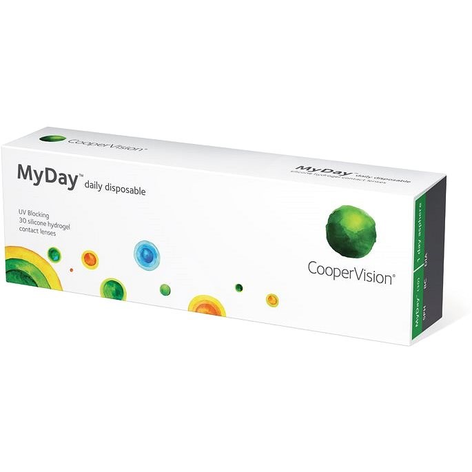 MyDay Daily Disposable 30 pack Dioptrie: -9.50 zakrivenie: 8.4 - Kontaktné šošovky