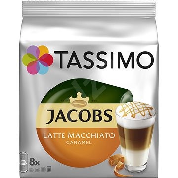 TASSIMO kapsuly Jacobs Latte Macchiato Caramel 8 nápojov - Kávové kapsuly