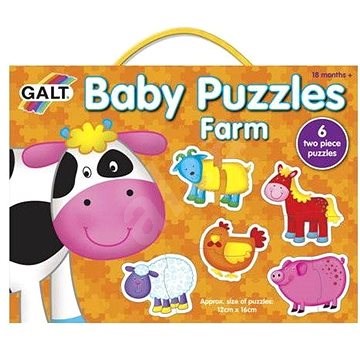 GALT Puzzle pre najmenších - Zvieratká na farme - Puzzle