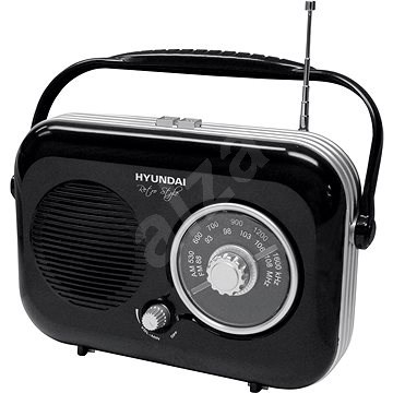 Hyundai PR 100 Retro čierny - Rádio