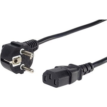 PremiumCord napájací 230 V k PC 10 m, čierny - Napájací kábel