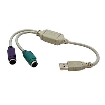USB -&gt; 2x PS / 2 - Redukcia