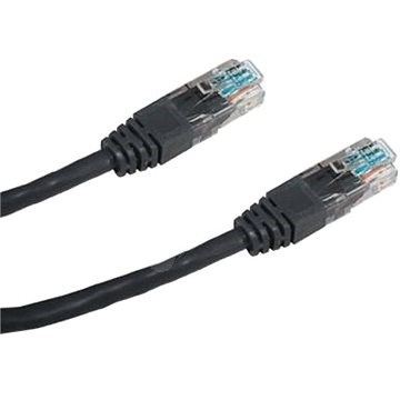 Datacom CAT5E UTP čierny 0,5 m - Sieťový kábel