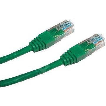 Datacom CAT5E UTP zelený 0,25 m - Sieťový kábel
