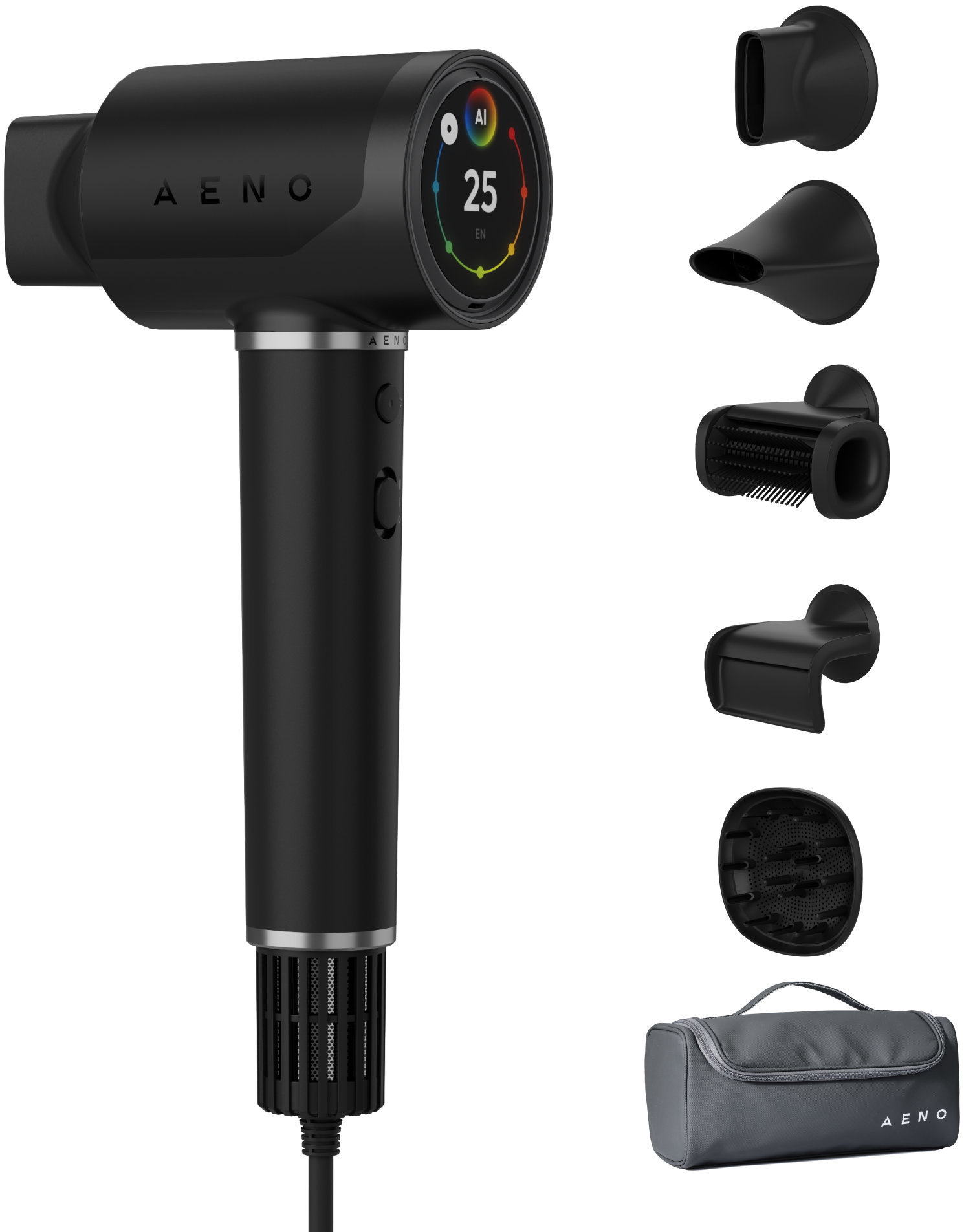 AENO AI fén na vlasy HD5 čierny