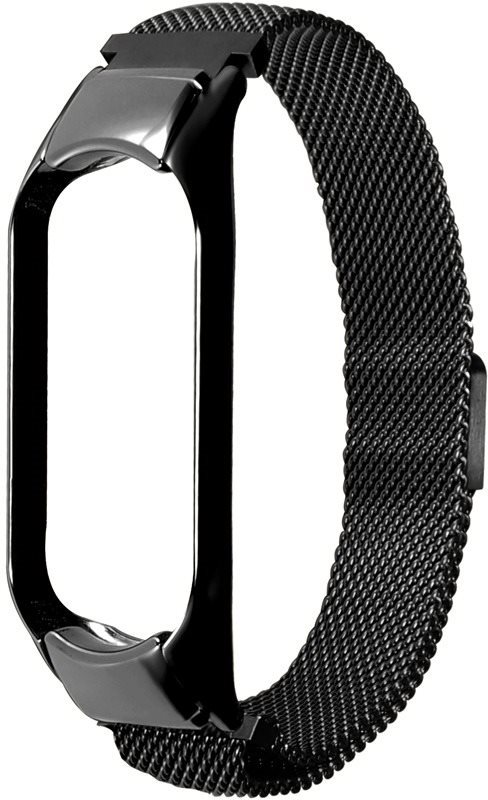 Eternico Elegance Milanese na Xiaomi Smart Band 5/6/7 black