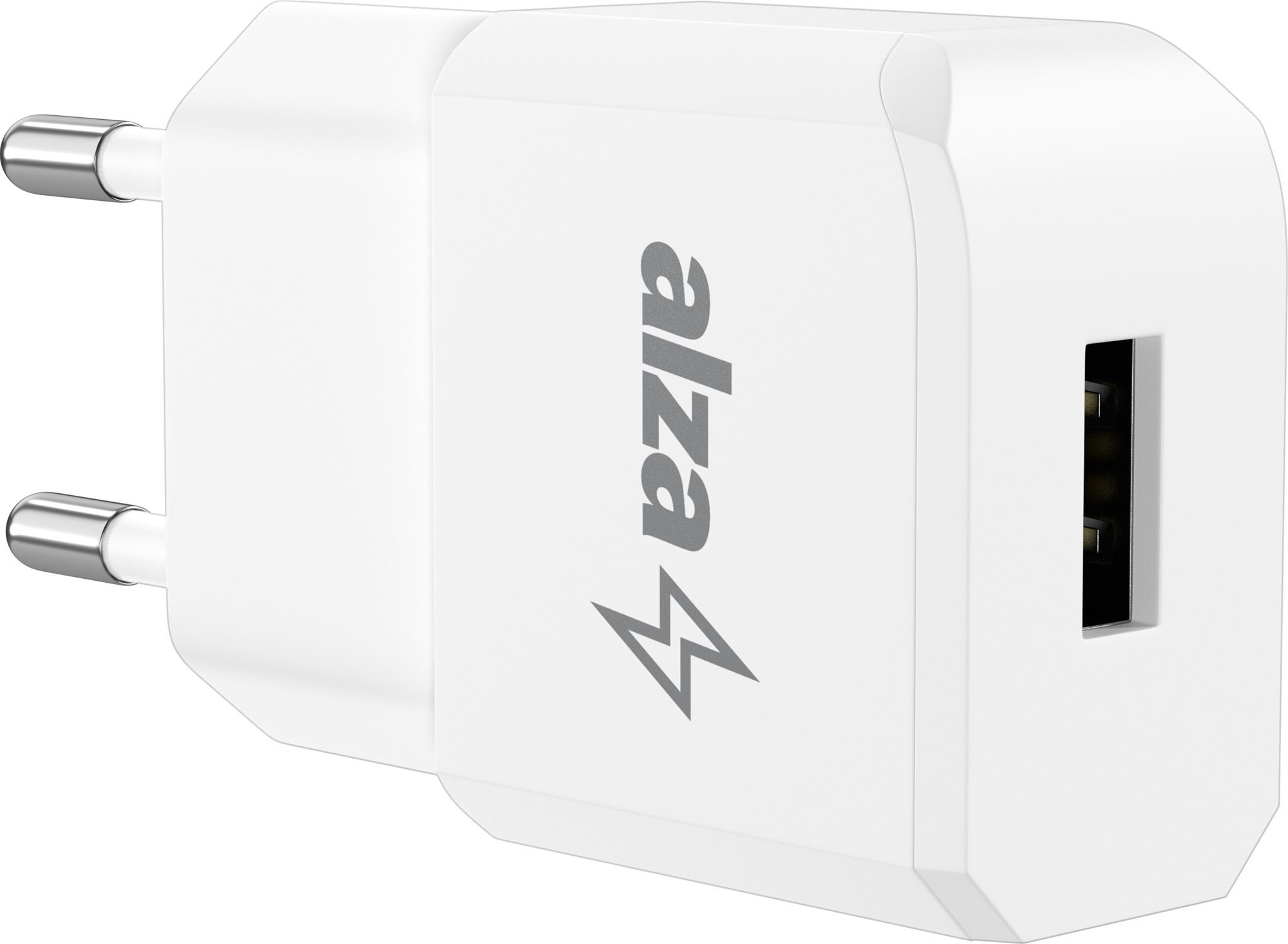 AlzaPower Smart Charger 2.1A biela