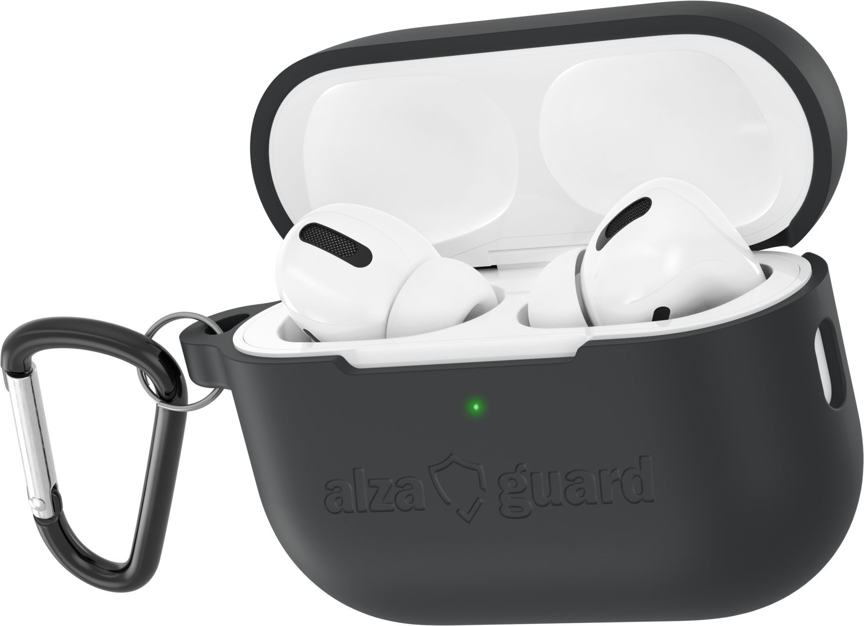 AlzaGuard Skinny Silicone Case pre AirPods Pro 2 čierne