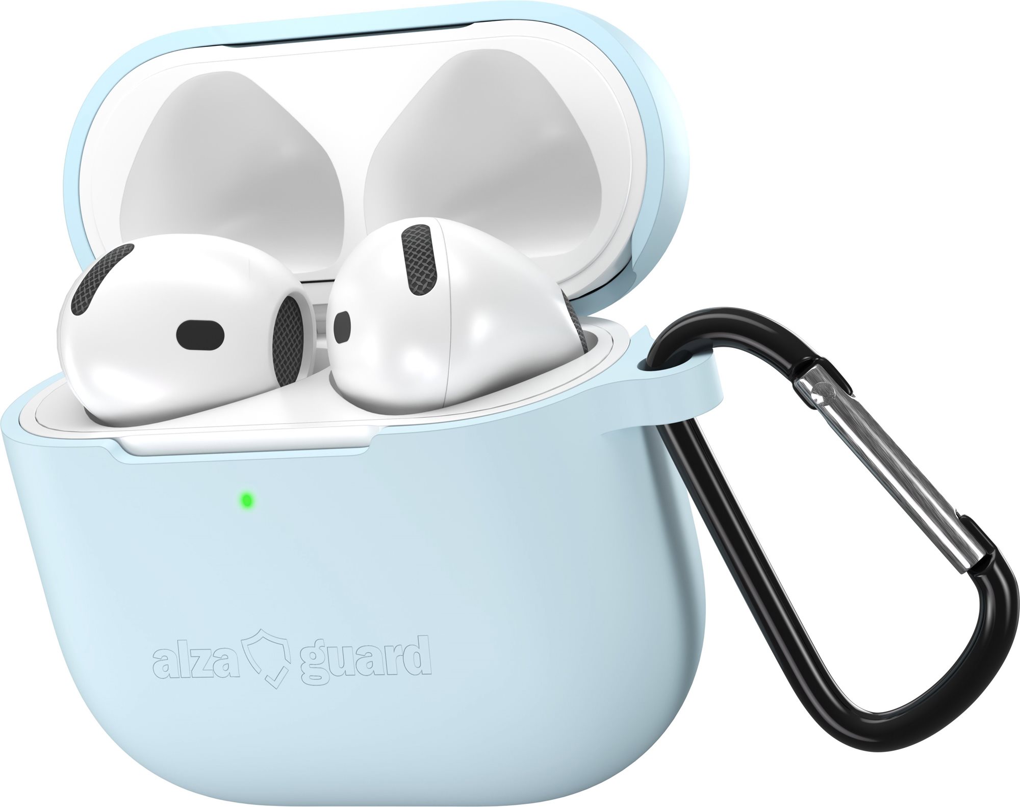 AlzaGuard Skinny Silicone Case pre Airpods 4 modré