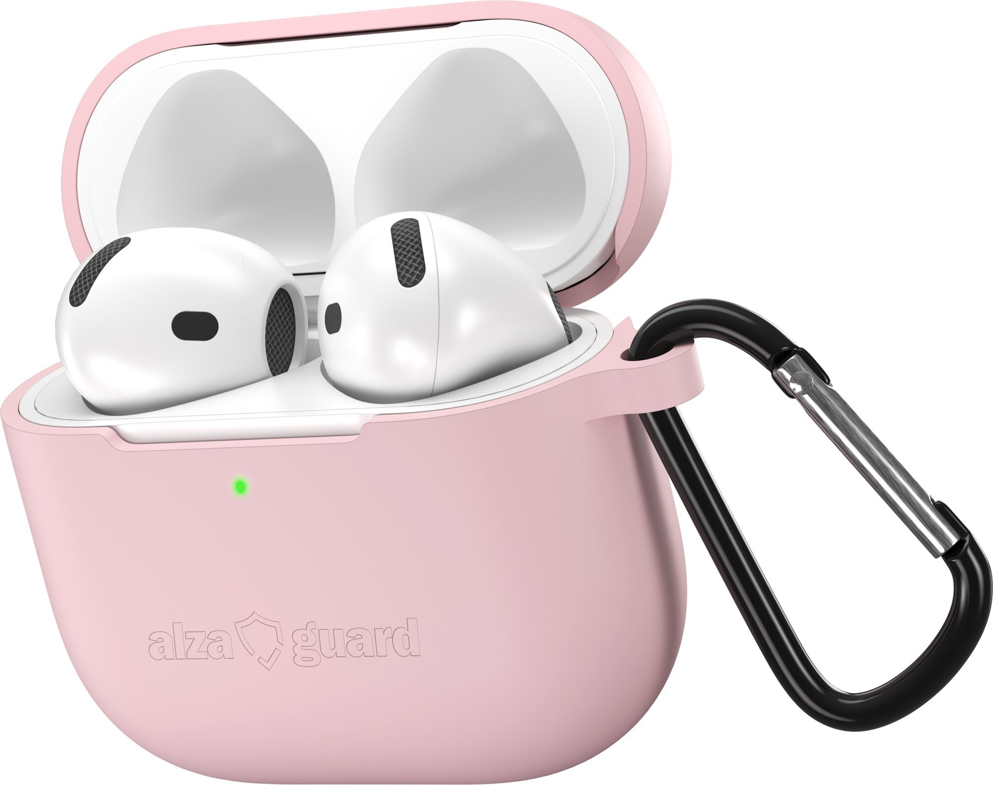 AlzaGuard Skinny Silicone Case pre Airpods 4 ružové