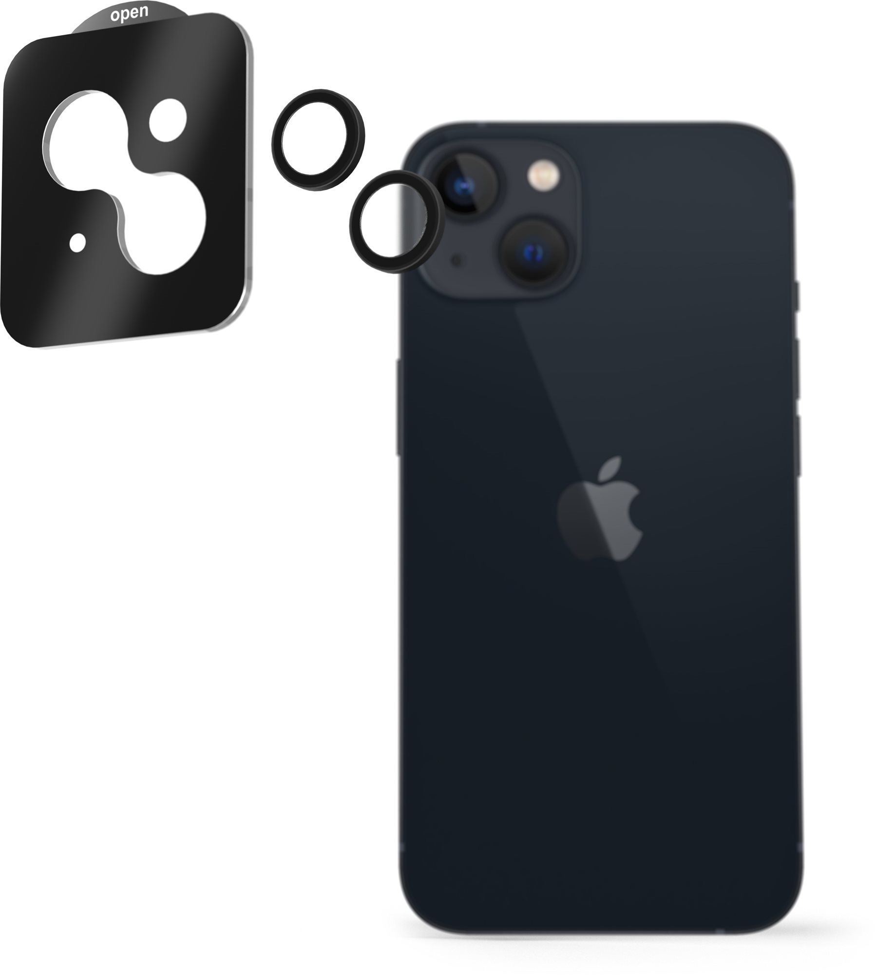 AlzaGuard Elite Lens Protector na iPhone 13 Mini/13 čierne
