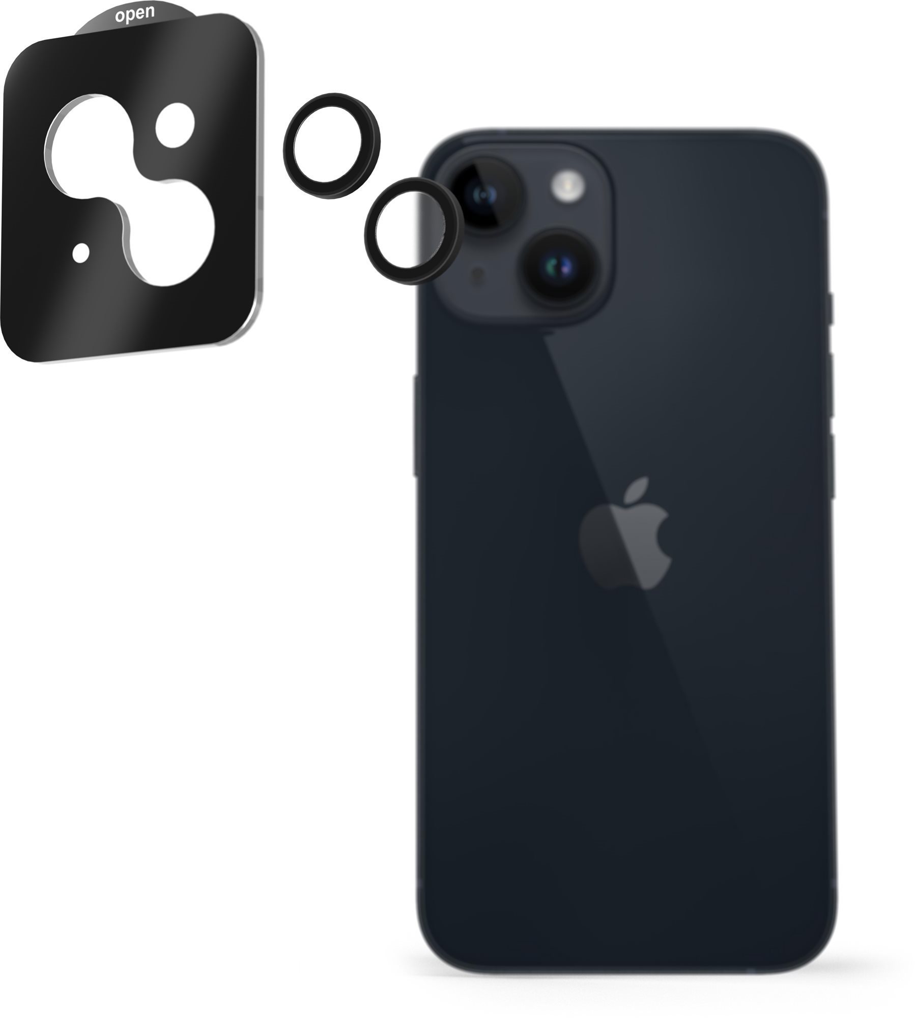 AlzaGuard Elite Lens Protector na iPhone 14/14 Plus čierne