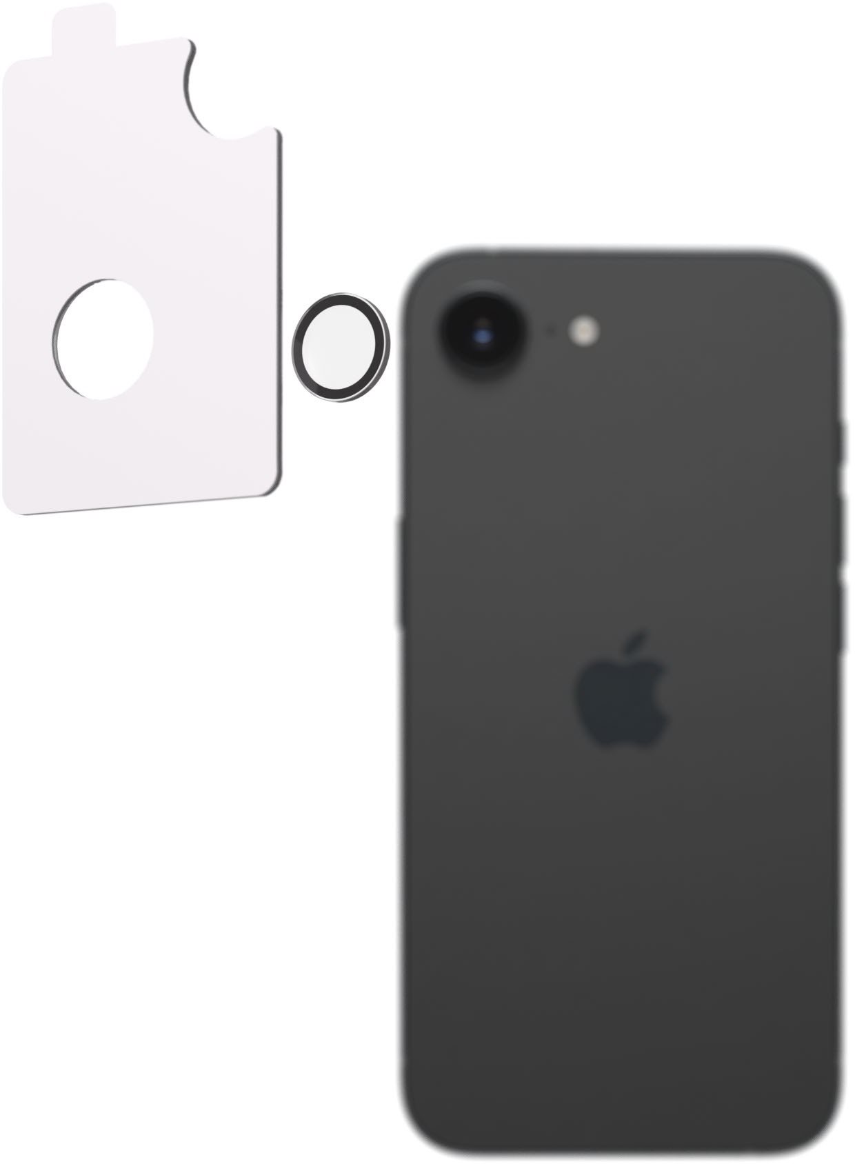 AlzaGuard Elite Lens Protector pre iPhone 16e číre s inštalačným rámčekom