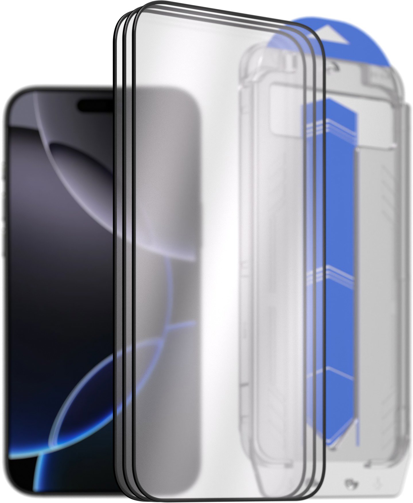AlzaGuard 2.5D Glass EasyFit DustFree na iPhone 16 Pro Max – 3 ks v balení s aplikátorom