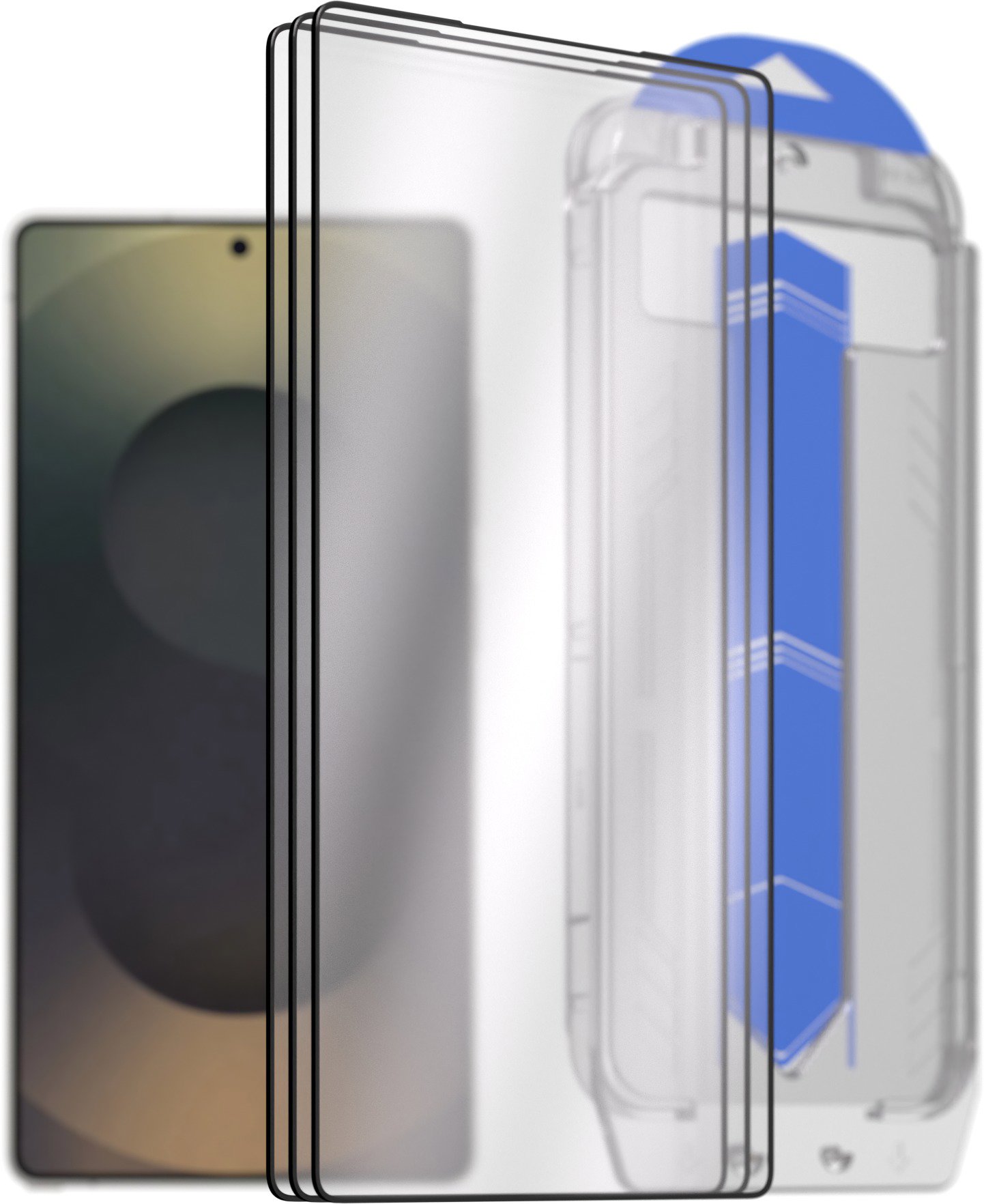 AlzaGuard 2.5D Glass EasyFit DustFree na Samsung Galaxy S25 Ultra – 3 ks v balení s aplikátorom