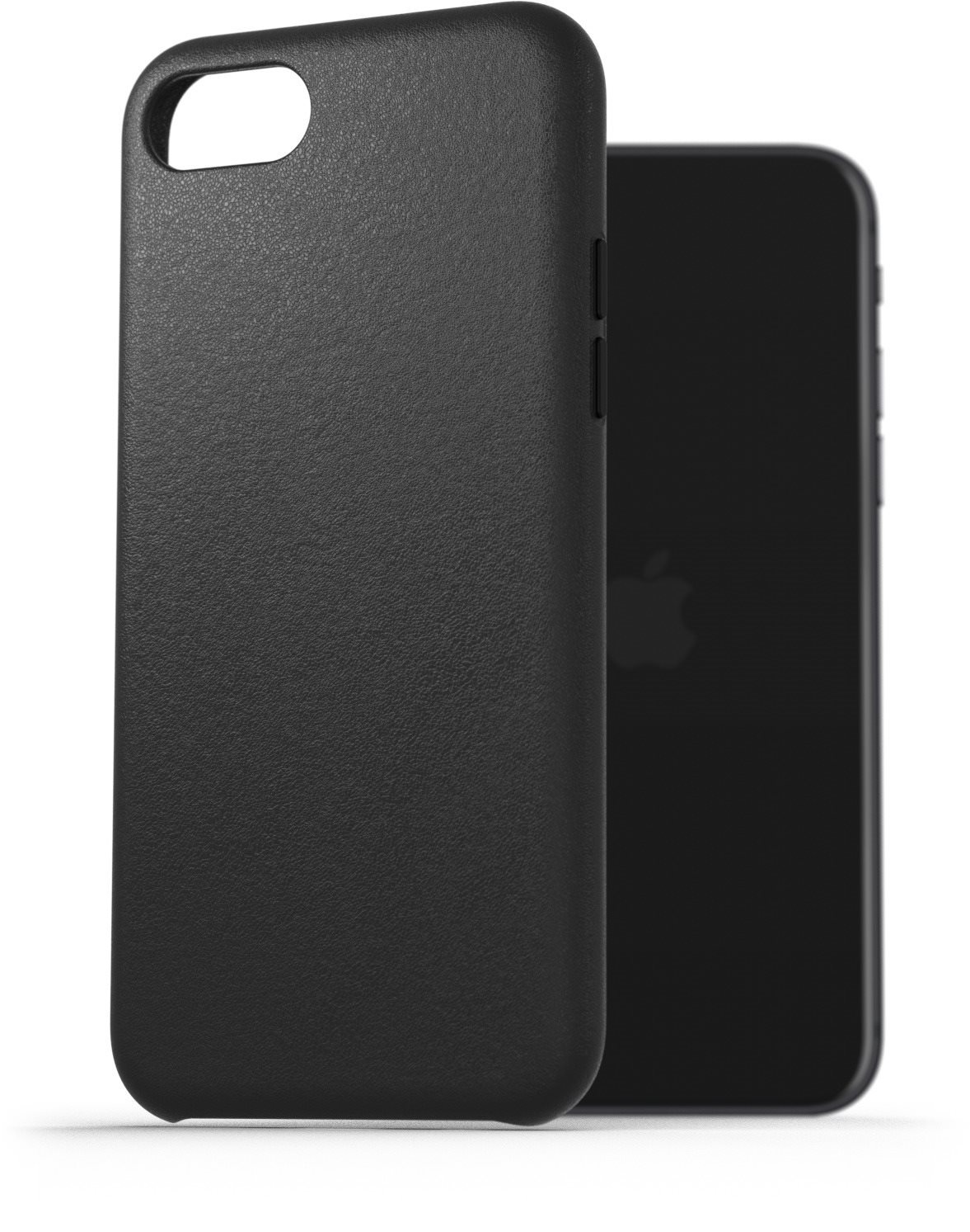 AlzaGuard Genuine Leather Case pre iPhone 7/8/SE 2020/SE 2022 čierny