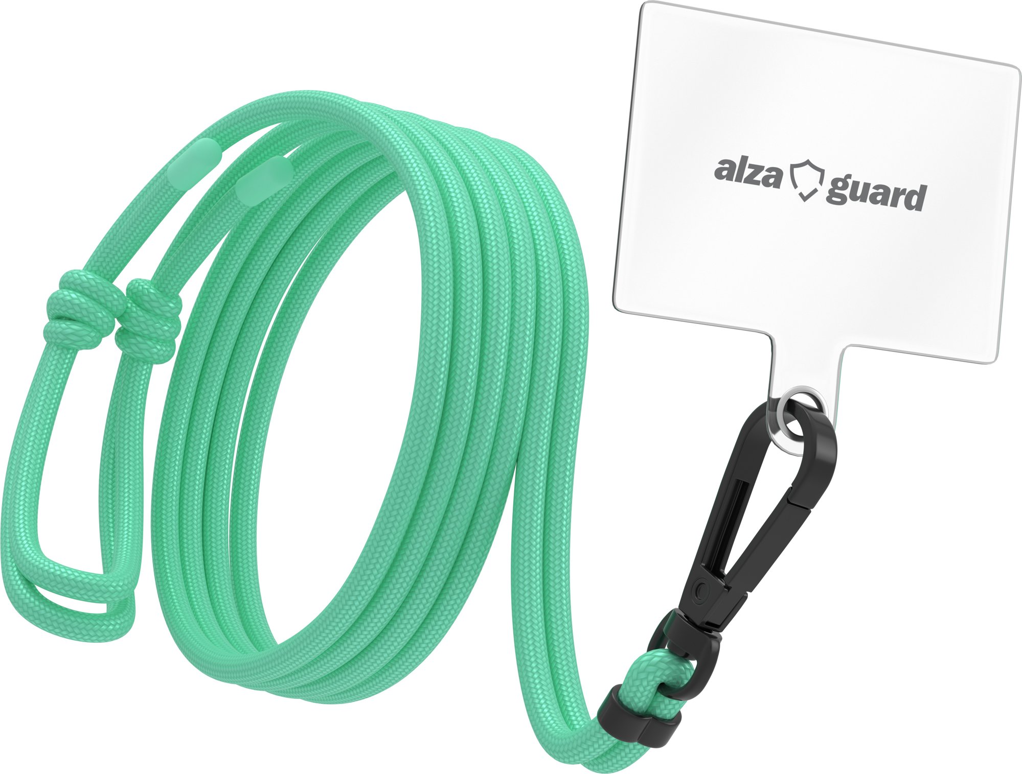 AlzaGuard Universal Phone Lanyard – zelená