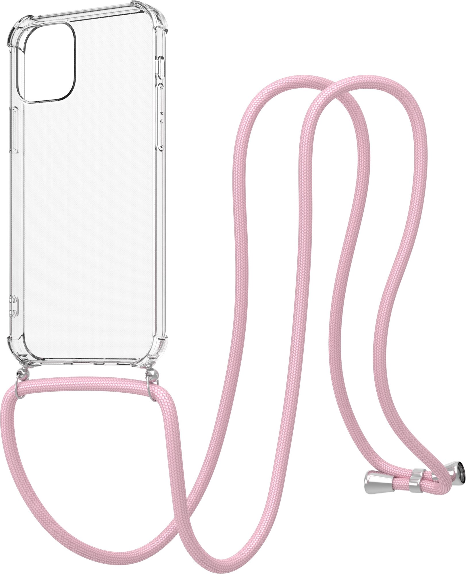 AlzaGuard Luxe Lanyard Case na iPhone 12/12 Pro ružový