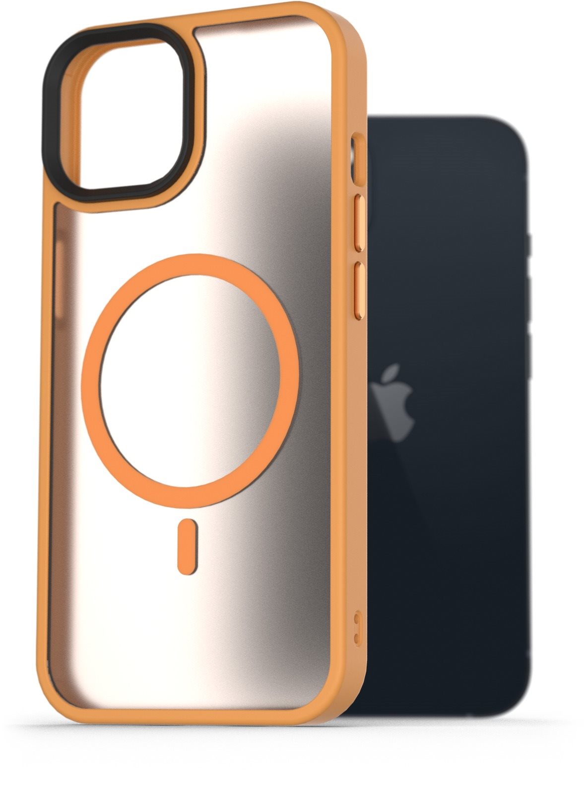 AlzaGuard Matte Case Compatible with MagSafe pre iPhone 13 žltý