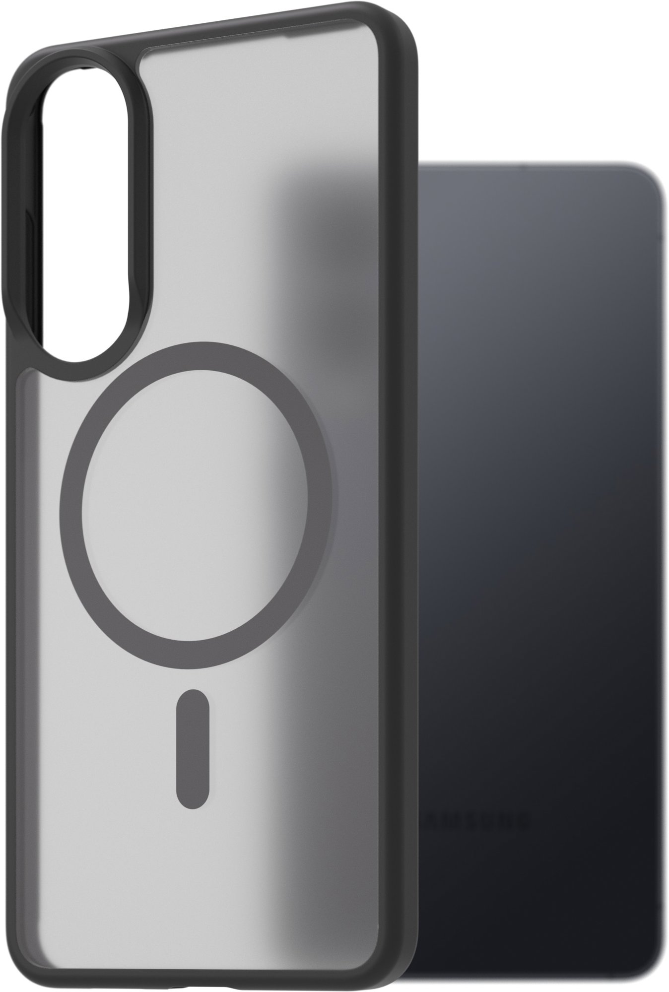 AlzaGuard Matte Case Compatible with Magsafe pre Samsung Galaxy S25 EDGE čierny