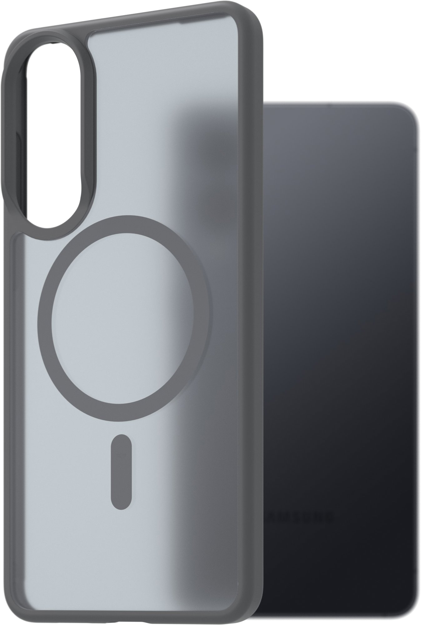 AlzaGuard Matte Case Compatible with Magsafe pre Samsung Galaxy S25 EDGE sivý