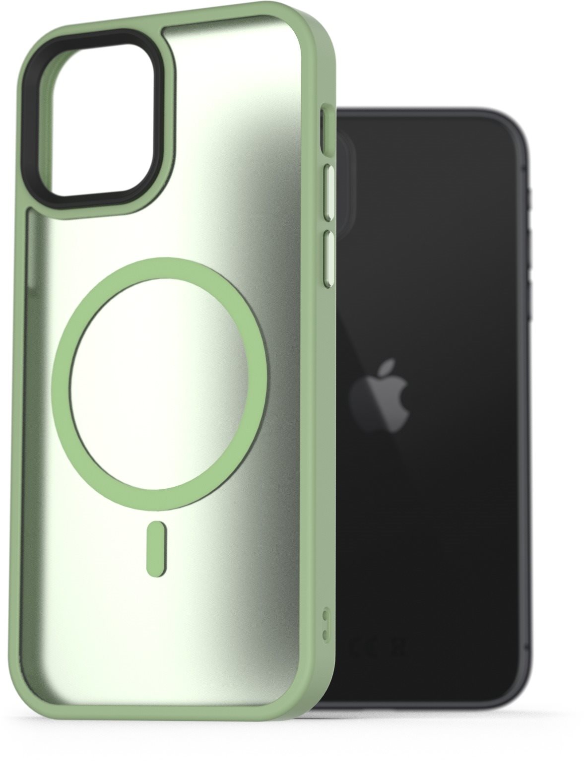 AlzaGuard Matte Case Compatible with Magsafe pre iPhone 11 zelený