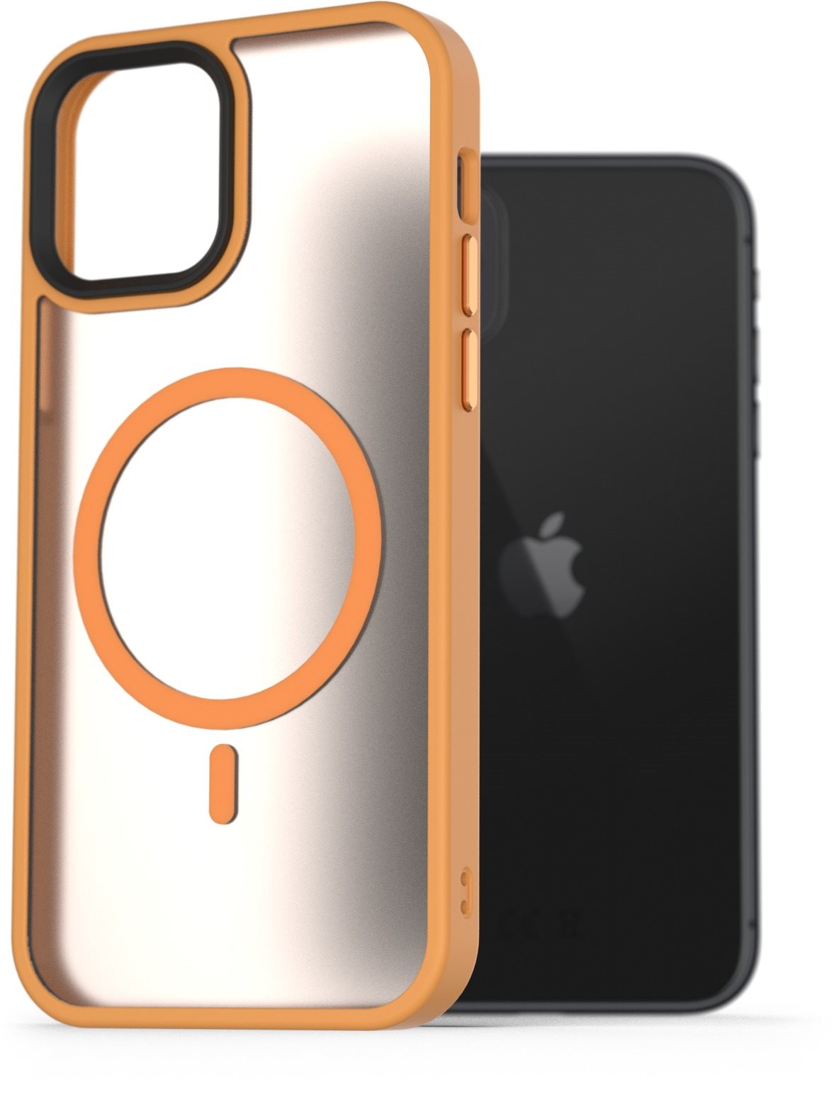 AlzaGuard Matte Case Compatible with Magsafe pre iPhone 11 žltý